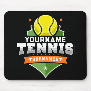 Tapis De Souris Joueur de tennis personnalisé NOM Tournoi de Varsi