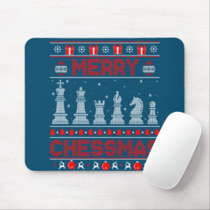 Tapis De Souris Joueur d'échecs Joyeux Noël Doux moche de Noël