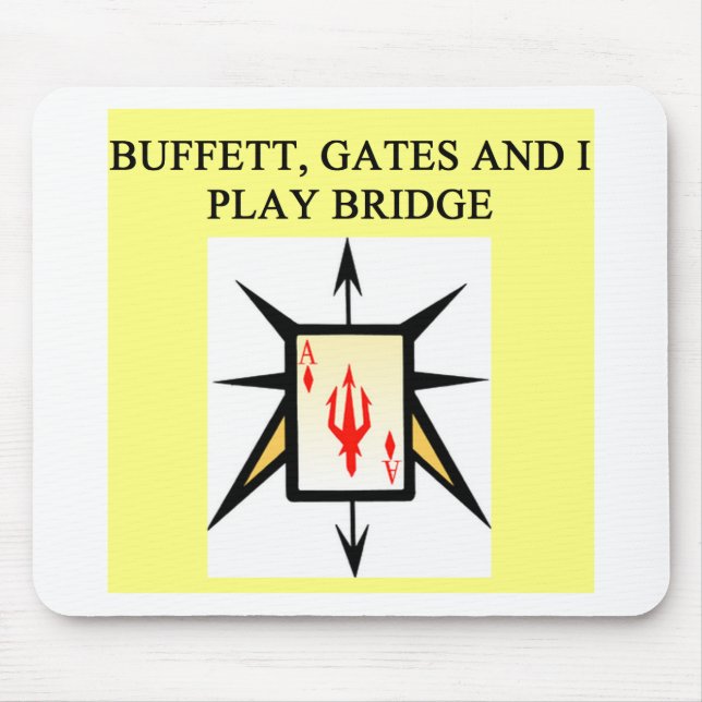 Tapis De Souris joueur en double de jeu de pont (Devant)