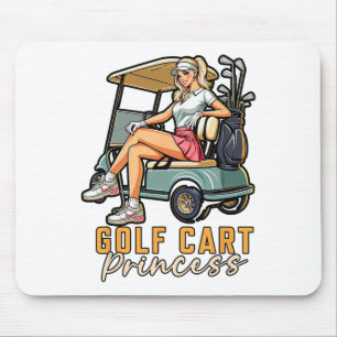 Tapis De Souris Joueur Golf Golfing Girl Humour Golf Pr Pr