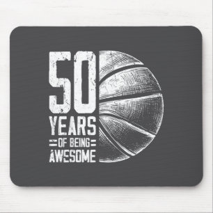 Tapis De Souris Joueur Mignon Années Basketball Basketball 50ème 5