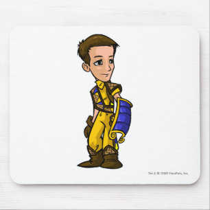 Tapis De Souris Joueur perdu de personnel de désert de dirigeables