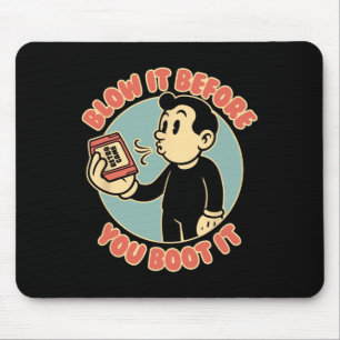 Tapis De Souris Joueur Rétro Années 80 90 Nostalgie Vintage Papa