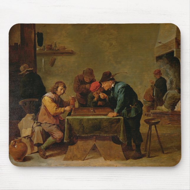 Tapis De Souris Joueurs de backgammon, c.1640-45 (Devant)