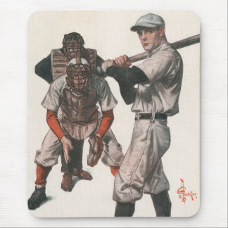 Tapis De Souris Joueurs de baseball de sport vintage