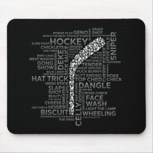 Tapis De Souris Joueurs de hockey et lang