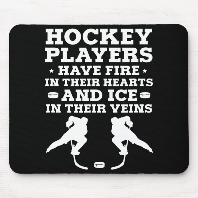 Tapis De Souris Joueurs De Hockey Sur Glace De Hockey De Jeu De Ho (Devant)