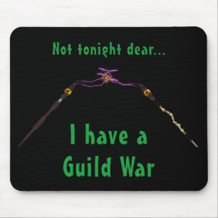 Tapis De Souris Joueurs MMORPG Guerre Humoristique Mousepad