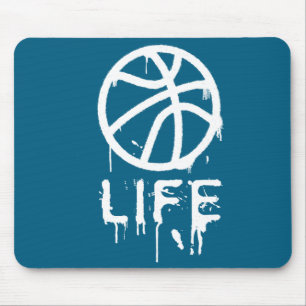 Tapis De Souris Joueuse de basket-ball Filles Panier