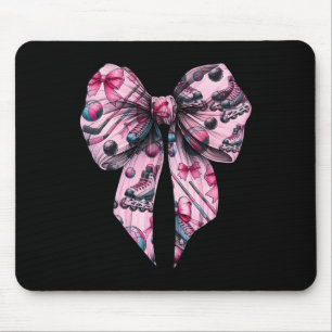 Tapis De Souris Joueuse de hockey en ligne à nœud coquette Maman M
