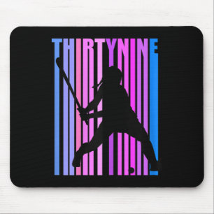 Tapis De Souris Joueuse de hockey sur gazon féminine &#; ème anniv