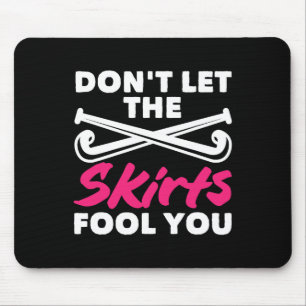 Tapis De Souris Joueuse de hockey sur gazon Ne vous laissez pas tr