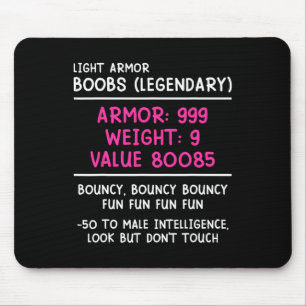 Tapis De Souris Joueuse de jeux vidéo (légendaire) Lecteur vidéo F