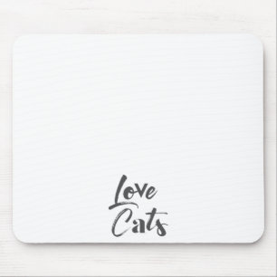 Tapis De Souris Joueuse, joyeuse, moderne, design mignon de Love C