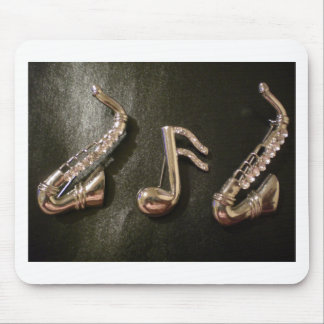Tapis De Souris Jouez une note musicale sur ce Saxaphone