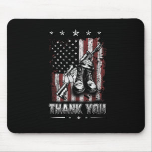 Tapis De Souris Jour commémoratif en détresse États-Unis Drapeau L