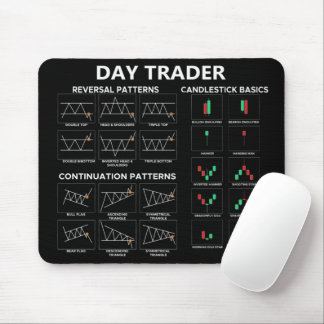 Tapis De Souris Jour commerçant stock marché investisseur carte ch