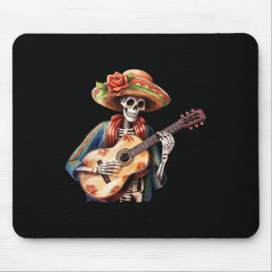 Tapis De Souris Jour De La Morte Lady Crâne Sucre Dia De Los Muert