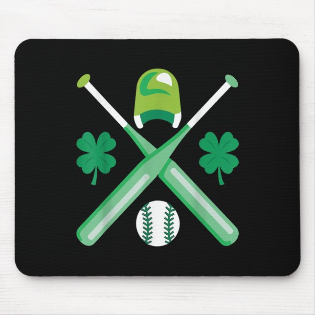 Tapis De Souris Jour de la Saint Patrick Funny Irish Saint Paddy B (Devant)
