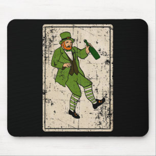 Tapis De Souris Jour de la Saint Patrick Mexicain Et Cadeau Cinco
