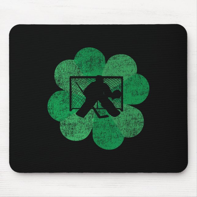 Tapis De Souris Jour de la Saint Patrick quatre feuilles Clover -  (Devant)