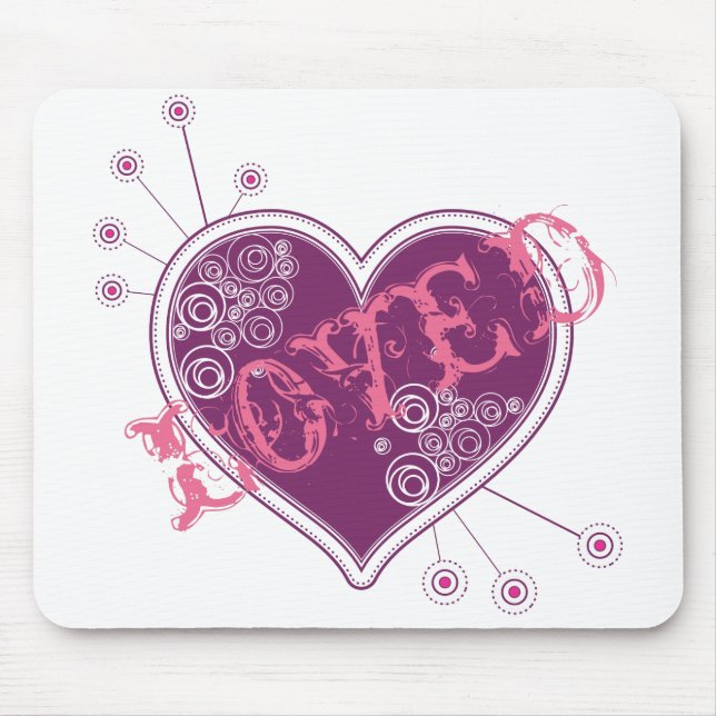 Tapis De Souris Jour de la Saint Valentin (Devant)