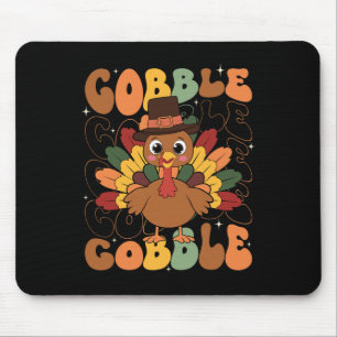 Tapis De Souris Jour de la Turquie Gobble Femmes Bon thanksgiving