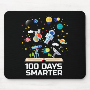 Tapis De Souris Jour De L'École 100 Jours Smarter Livres Space Lov