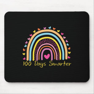 Tapis De Souris Jour De L'École Enseignant 100 Jours Arc-En-Ciel S