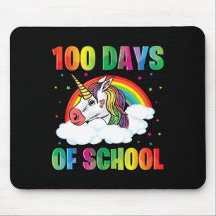 Tapis De Souris Jour De L'École Professeur Unicorn Enfants 100 Jou
