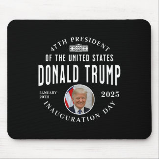 Tapis De Souris Jour de l'investiture du président Trump 2025 Mémo