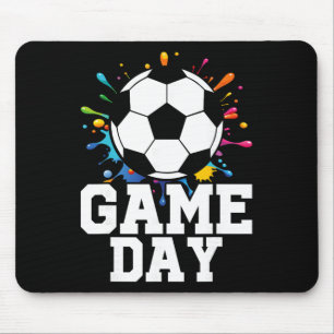 Tapis De Souris Jour de match Soccer Game Day