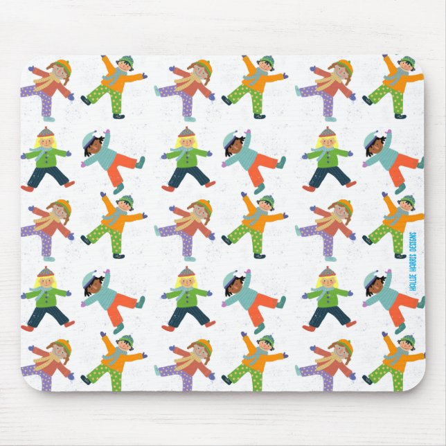 Tapis De Souris Jour de neige (Devant)
