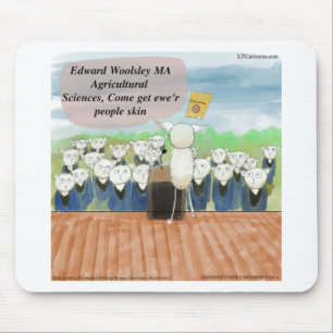 Tapis De Souris Jour de remise des diplômes des moutons drôle