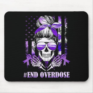 Tapis De Souris Jour de sensibilisation à l'overdose États-Unis Dr