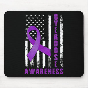 Tapis De Souris Jour de sensibilisation Usa American Flag Surdose