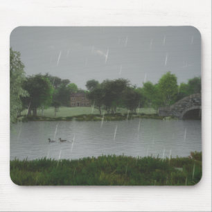 Tapis De Souris Jour des pluies au lac Mousepad