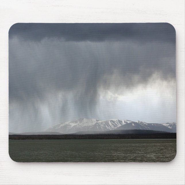 Tapis De Souris Jour des pluies de Yellowstone Mousepad (Devant)