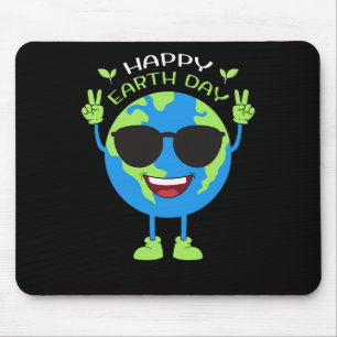 Tapis De Souris Jour des terres Amusant Jour des terres Anniversai