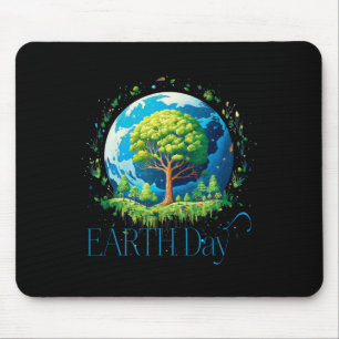 Tapis De Souris Jour des terres De l'environnement Sensibilisation