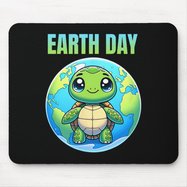 Tapis De Souris Jour des terres Restaurer Earth Turtle 2025 (Devant)