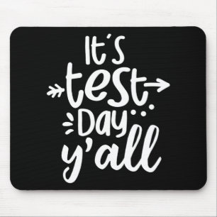 Tapis De Souris Jour D'Essai Yall Funky Test Day Pour Les Étudiant