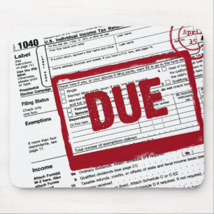 Tapis De Souris Jour d'impôts