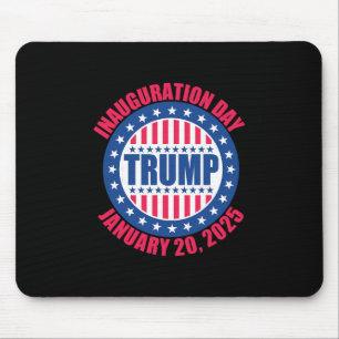 Tapis De Souris Jour d'investiture de Trump 2025 États-Unis Patrio