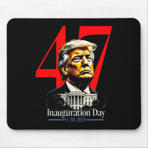 Tapis De Souris Jour d'investiture du président Trump 2025 