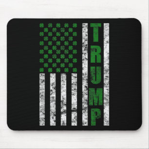Tapis De Souris Jour du drapeau américain Trump 2020, Saint-Patric