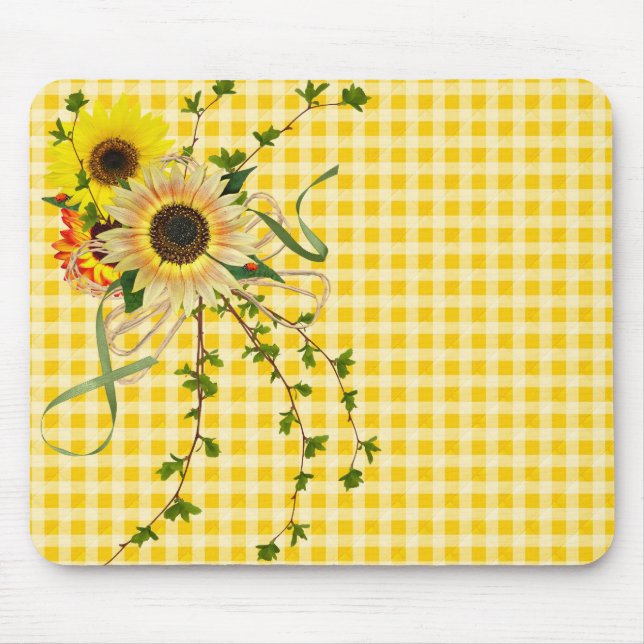 Tapis De Souris Jour du tournesol (Devant)