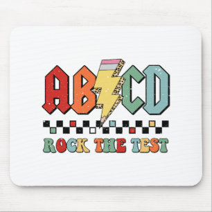 Tapis De Souris Jour Enseignant Motivation Étudiant Retro Rock The
