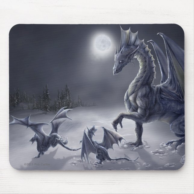 Tapis De Souris Jour Mousepad de neige (Devant)