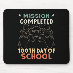 Tapis De Souris Jour Pour Les Joueurs 100 Jours De Scolarité Amusa